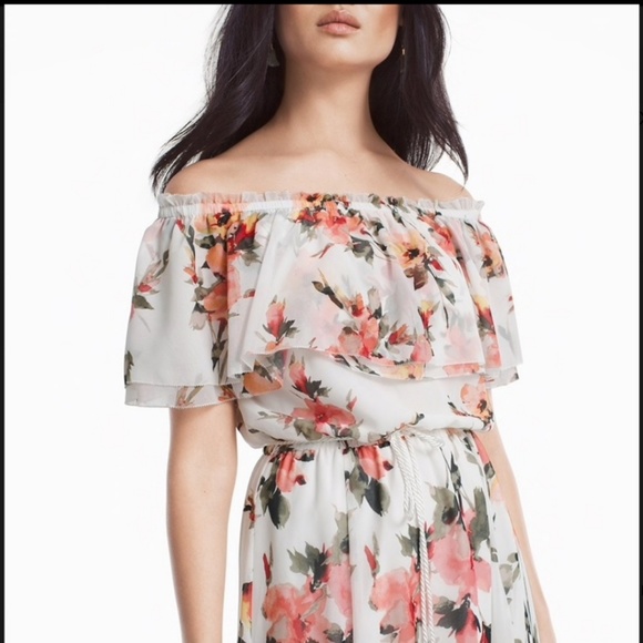 NEW WHBM Boho Floral Maxi Dress XS - Picture 2 of 5